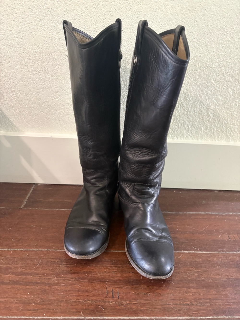 Classic  Vintage FRYE Melissa Black Leather Riding Boots